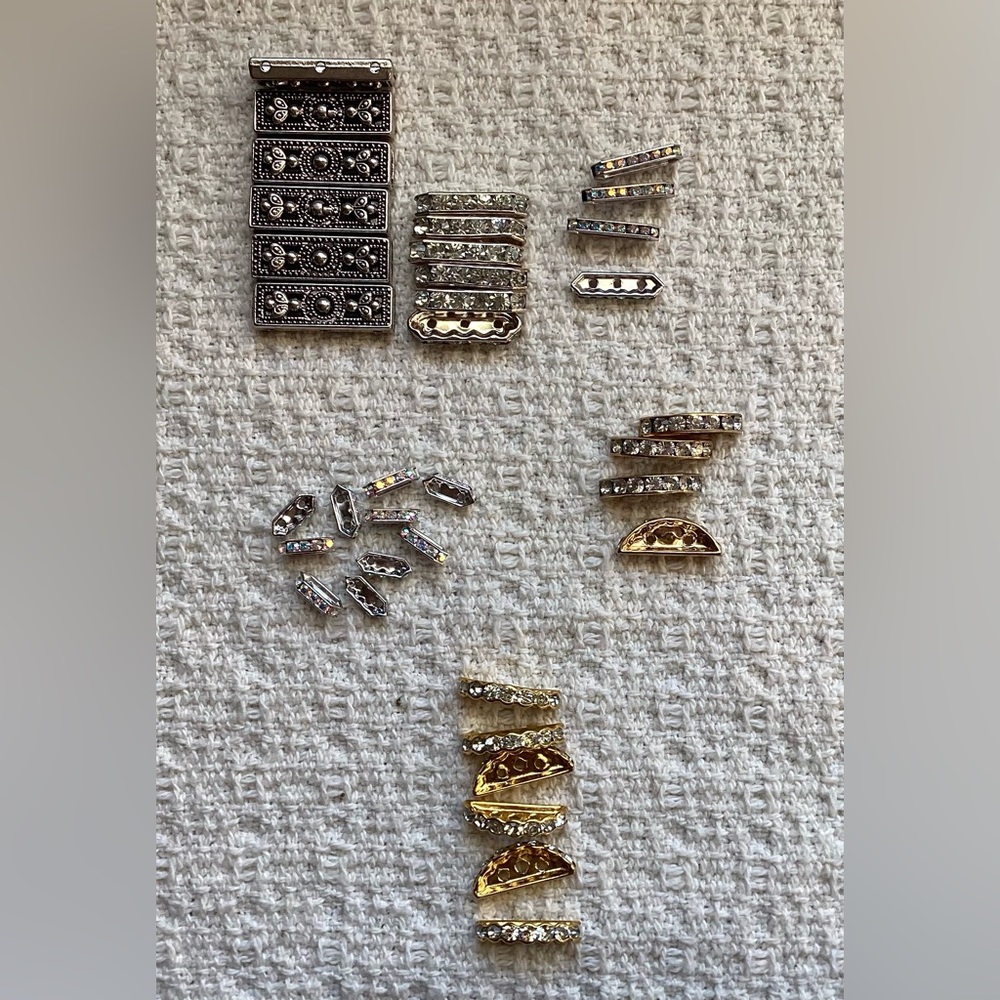 2 and 3 hole spacer beads